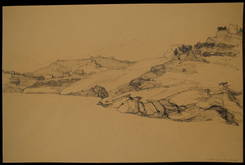1927 - Costa procidana con case